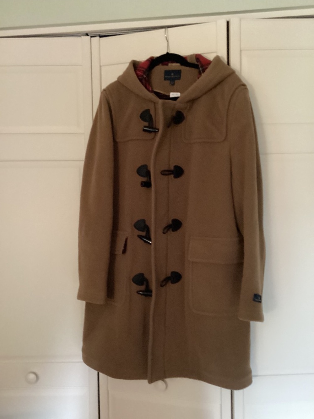 Men’s Camel Brooks Brothers Duffle Coat Size L